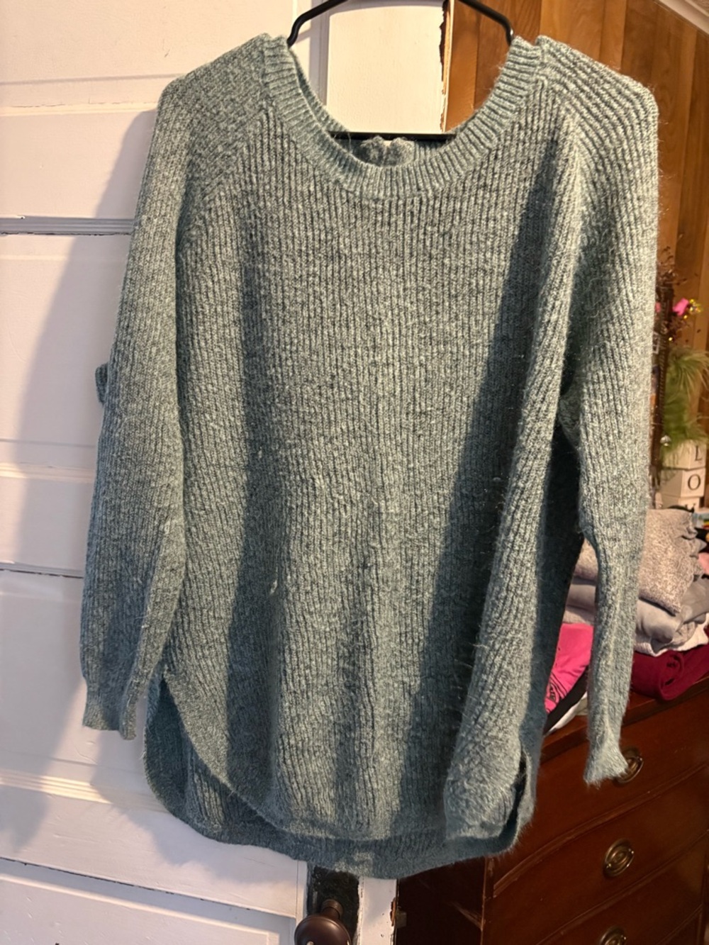 Women's Relaxed Crewneck Sweater - Sage
